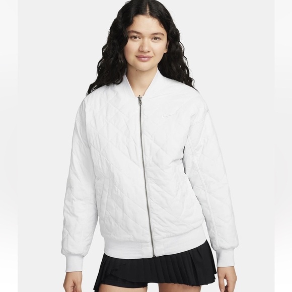 Nike Sportswear Women's Reversible Varsity Bomber Jacket size Large - Picture 5 of 16